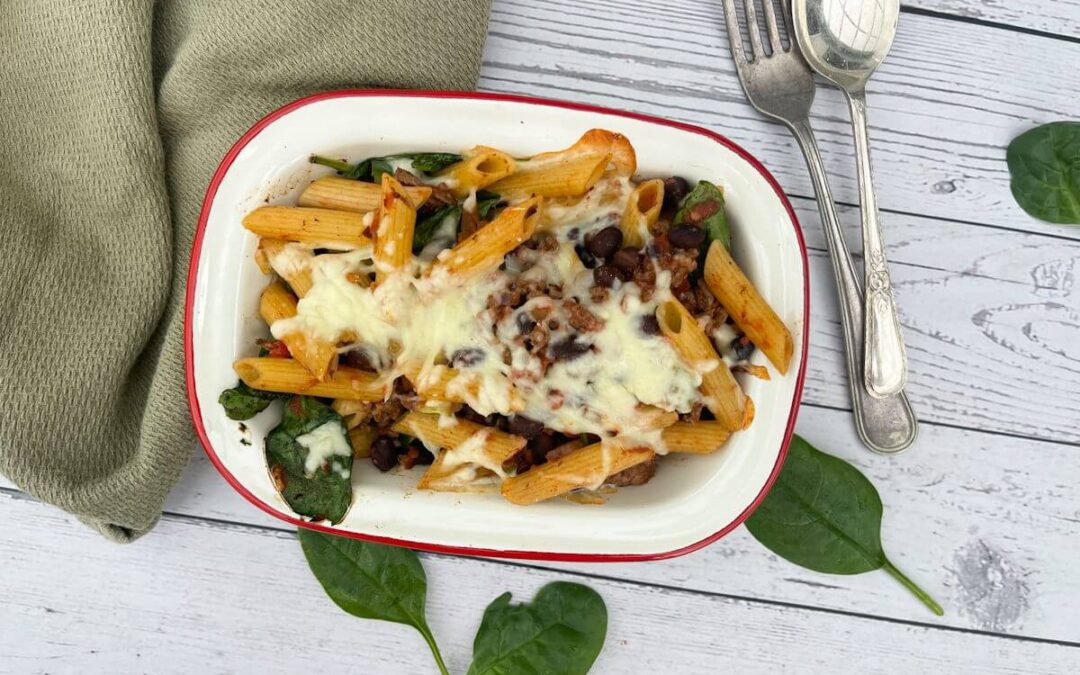 Loaded Mexican Pasta Bake