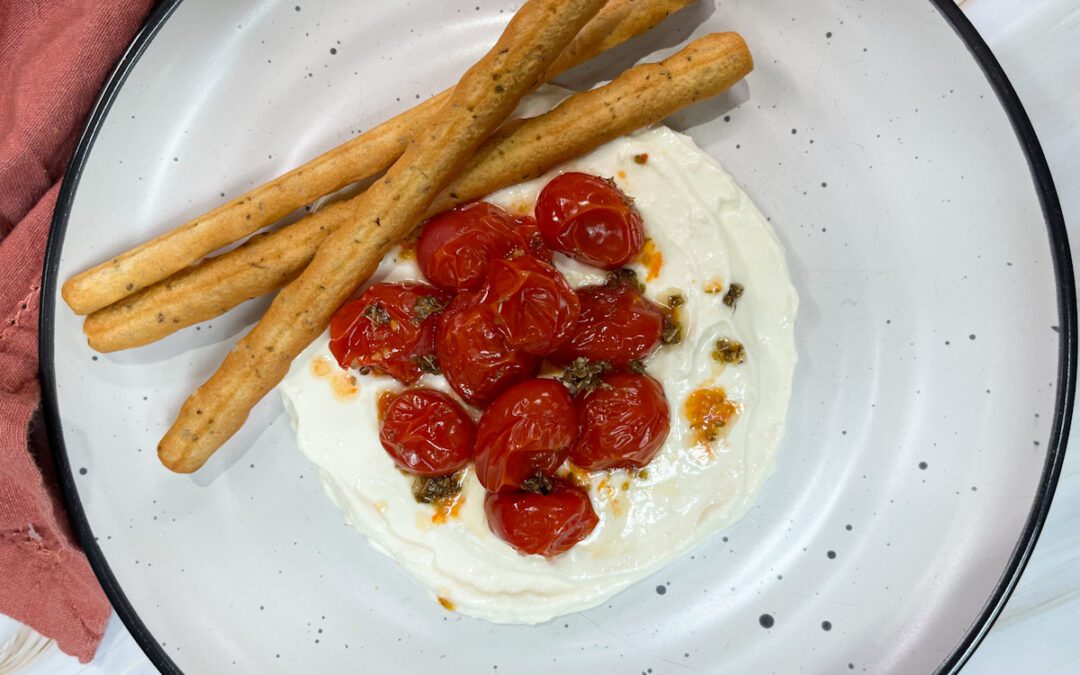 Whipped Feta Dip with Roast Cherry Tomatoes
