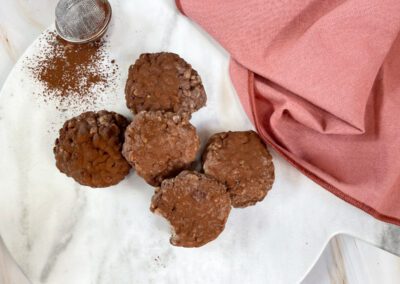 Chocolate Crackle Protein Cookie
