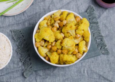 Yellow Chickpea Cauliflower Curry